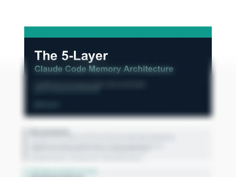 5-Layer Memory Stack Guide