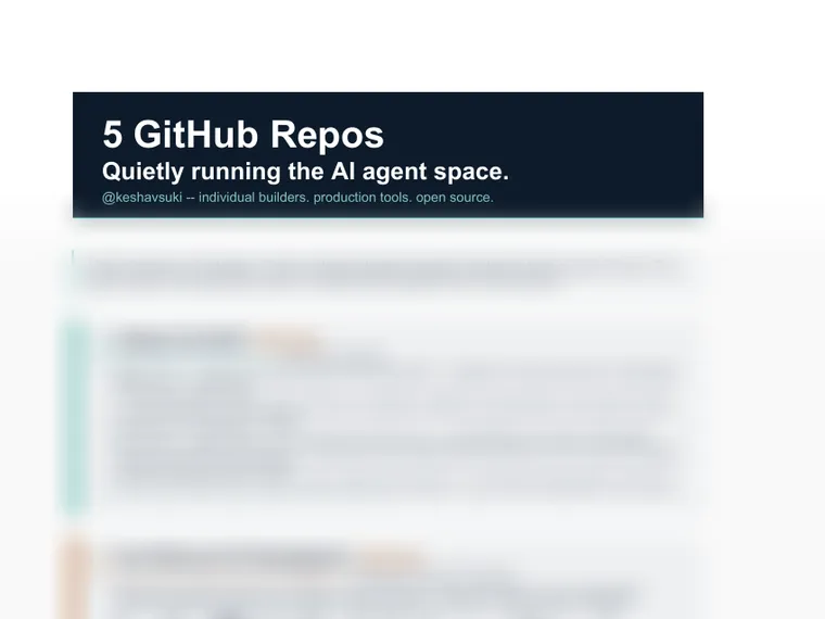 5 New AI GitHub Repos