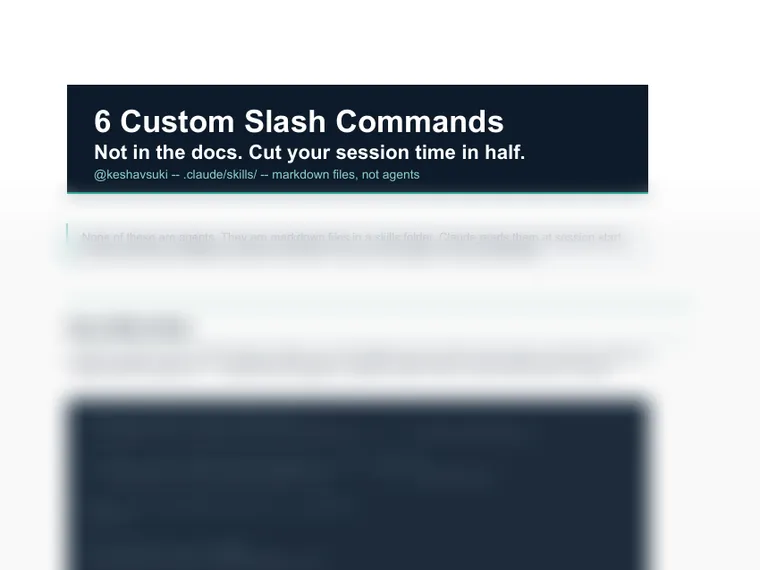 6 Custom Claude Code Skills
