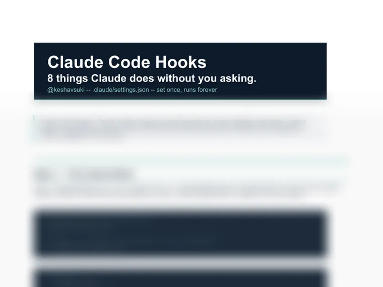 8 Claude Code Hooks