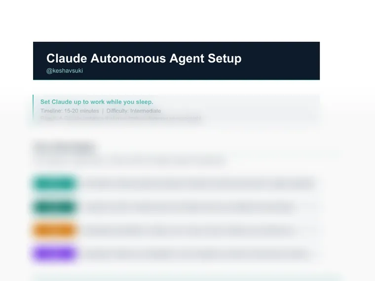 Claude Autonomous Agent Setup