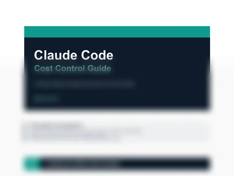 Claude Code Cost Control Guide