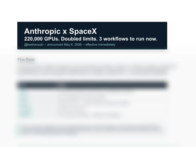 Claude Code x SpaceX Workflows