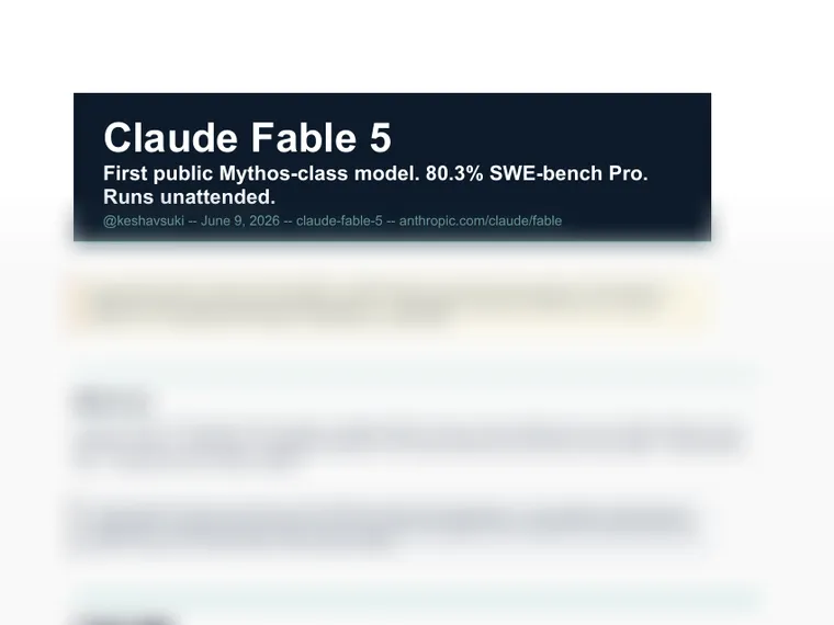 Claude Fable 5 Build Guide
