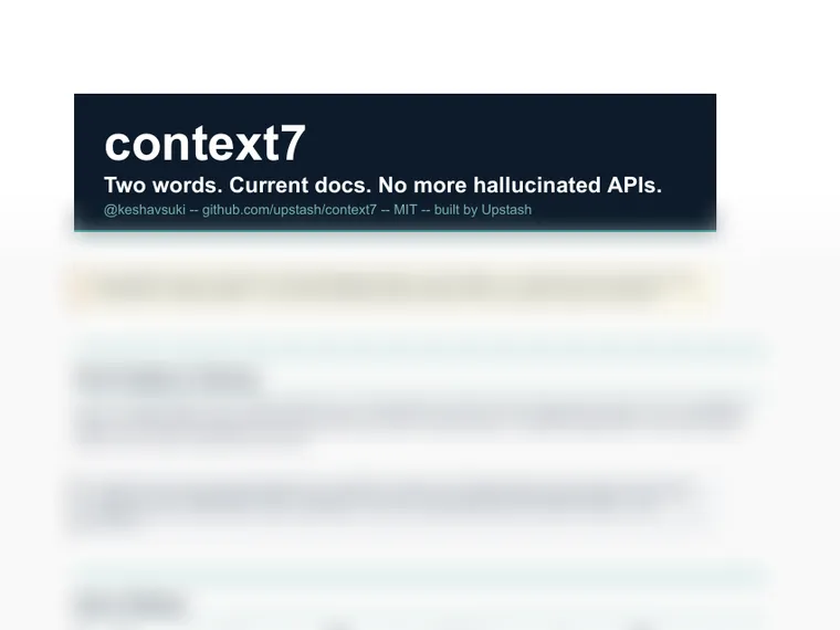 Context7 Setup Guide