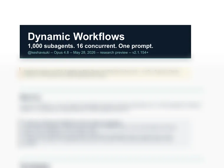 Dynamic Workflows Full Guide