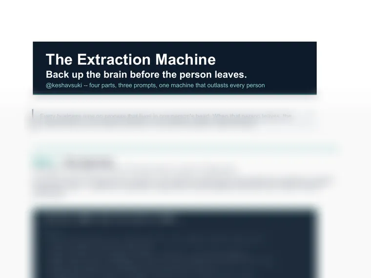 Extraction Setup Guide