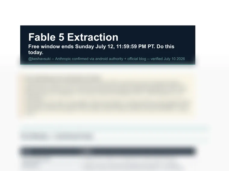 Fable 5 Prompt Guide