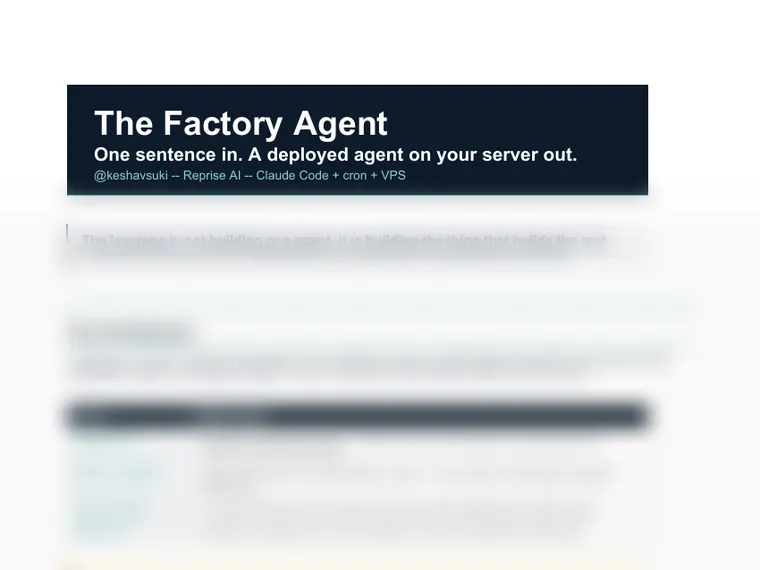 Factory Agent Setup Guide