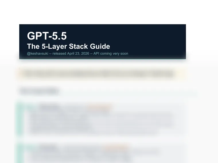 GPT 5.5 - 5 Layer Stack