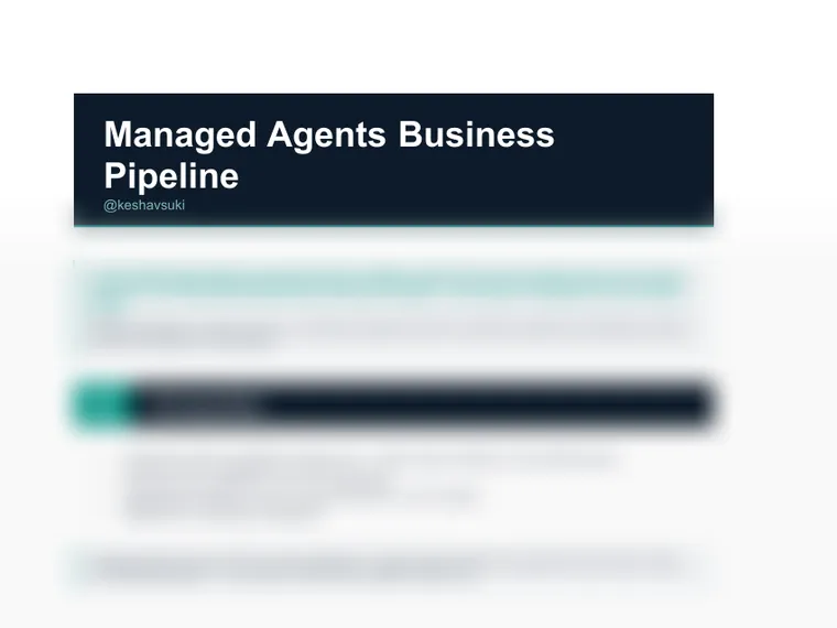 Managed Agents Business Pipeline
