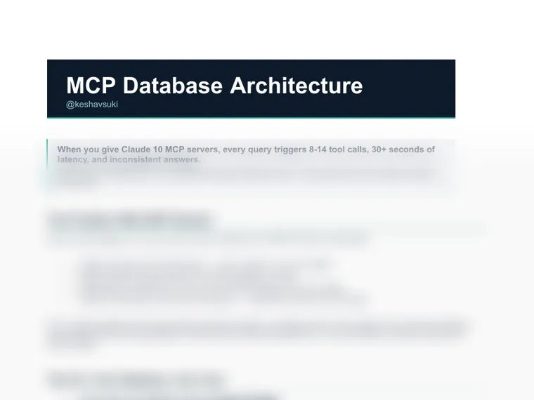 MCP Database Architecture
