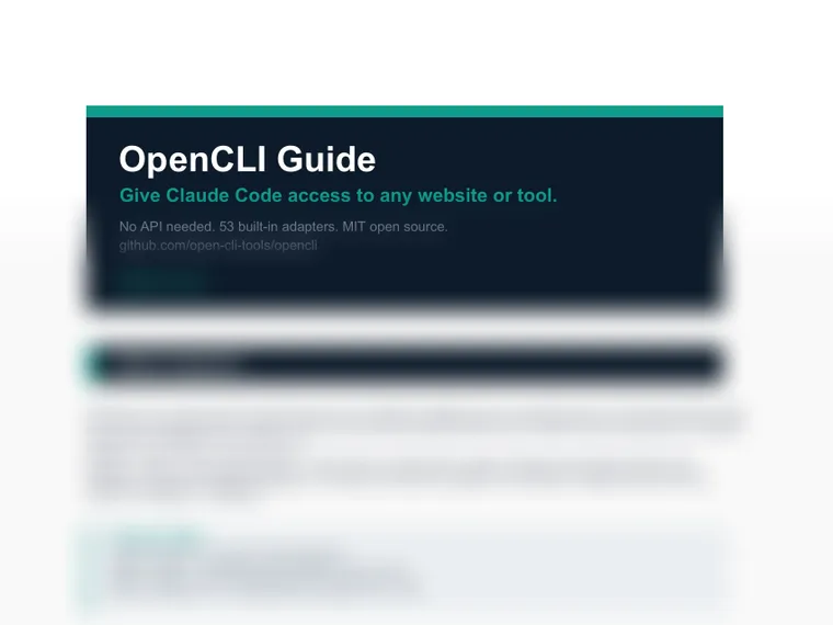 OpenCLI Setup Guide