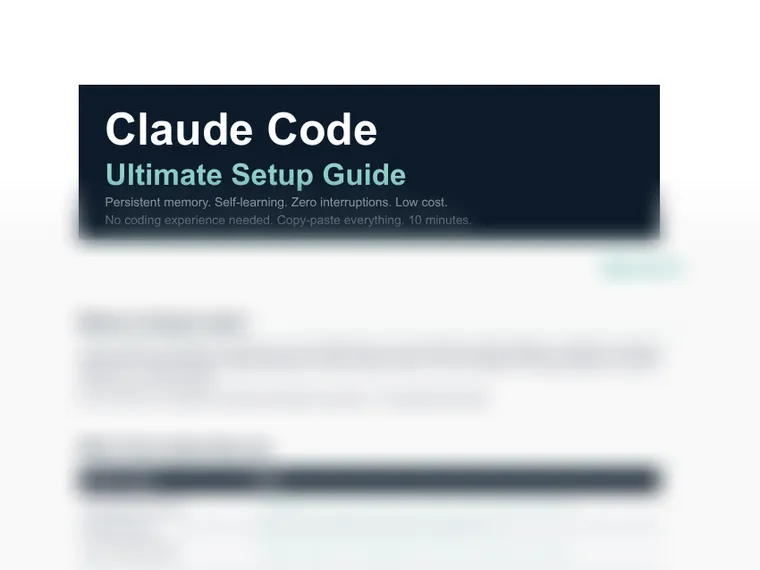 Ultimate Setup Guide for Claude Code