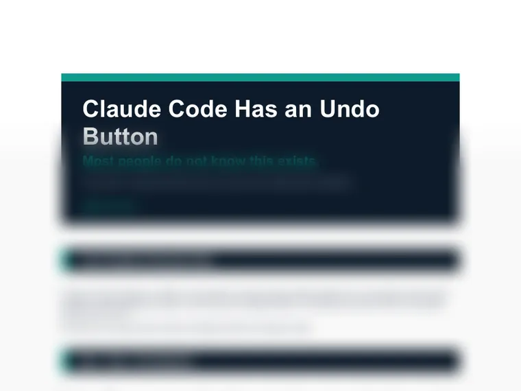 Undo Button Guide