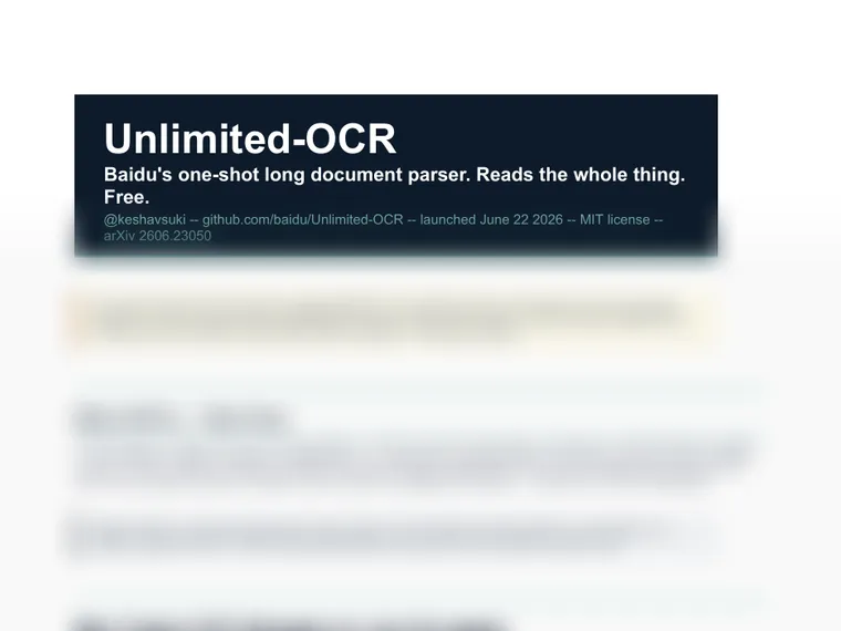 Unlimited OCR Guide