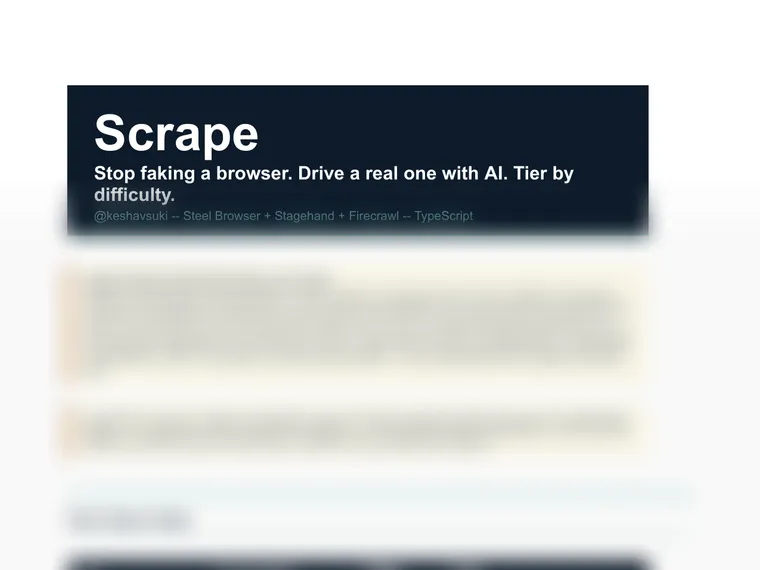 Web Scrape Setup Guide